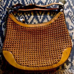 NWT Melissa woven scooped hobo